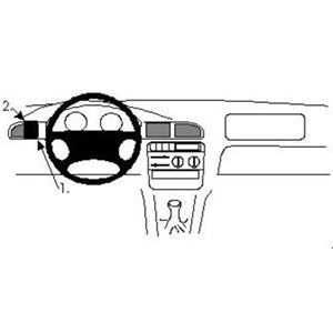 Image de Brodit ProClip für Peugeot 406, ab Baujahr 1996 bis 2003