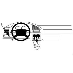 Image de Brodit ProClip für Peugeot Partner, ab Baujahr 1997 bis 2002
