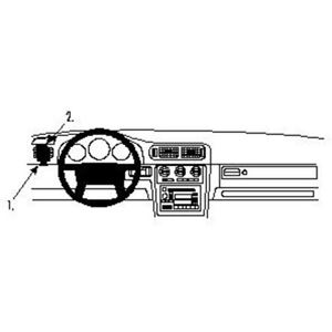 Image de Brodit ProClip für Volvo V 70, ab Baujahr 1997 bis 2000