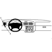 Image de Brodit ProClip für Skoda Octavia Classic, ab Baujahr 2001 bis 2004 / Octavia LX, ab Baujahr 1997 bis 2000 / Octavia SLX, ab Baujahr 1997 bis 1998