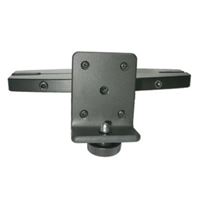 Resim Brodit Heck Monitor Halter 95-155 mm, für Monitore mit Gewindeloch unten - Montage an der Kopfstütze