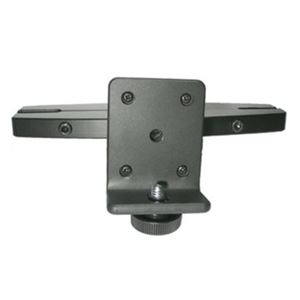 Resim Brodit Heck Monitor Halter 95-155 mm, für Monitore mit Gewindeloch unten - Montage an der Kopfstütze