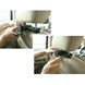 Resim Brodit Heck Monitor Halter 95-155 mm, für Monitore mit Gewindeloch unten - Montage an der Kopfstütze