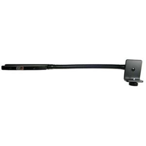 Resim Brodit Heck Monitor Halter 95-155 mm, für Monitore mit Gewindeloch unten - Montage an der Kopfstütze - mit flexiblem Arm (ca. 27 cm)