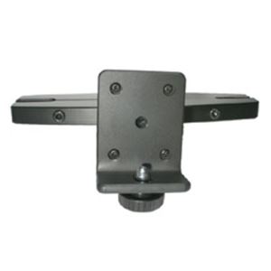Resim Brodit Heck Monitor Halter 123-183 mm, für Monitore mit Gewindeloch unten - Montage an der Kopfstütze