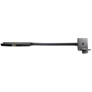 Resim Brodit Heck Monitor Halter 123-183 mm, für Monitore mit Gewindeloch unten - Montage an der Kopfstütze - mit flexiblem Arm (ca. 27 cm)