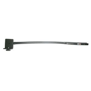 Resim Brodit Heck Monitor Halter 151-211 mm, für Monitore mit Gewindeloch unten - Montage an der Kopfstütze - mit flexiblem Arm (ca. 27 cm)