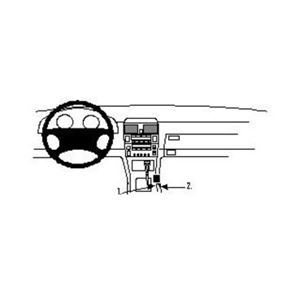 Image de Brodit ProClip für Lexus LS 400, ab Baujahr 1995 bis 1998