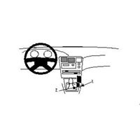 Image de Brodit ProClip für Toyota Corolla, ab Baujahr 1993 bis 1997