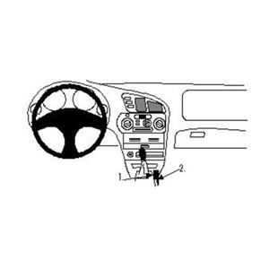 Image de Brodit ProClip für Mitsubishi Lancer, ab Baujahr 1996 bis 2001
