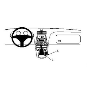 Image de Brodit ProClip für MG F, ab Baujahr 1996 bis 2001