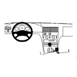 Image de Brodit ProClip für Mercedes C-Klasse, ab Baujahr 1993 bis 1999
