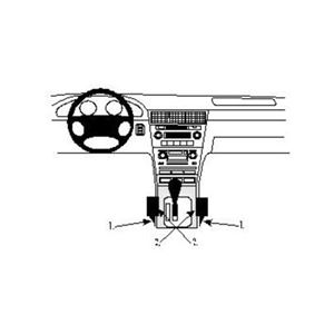 Image de Brodit ProClip für Honda Legend, ab Baujahr 1996 bis 2000