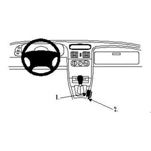 Image de Brodit ProClip für Renault Laguna, ab Baujahr 1994 bis 2000