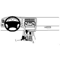 Image de Brodit ProClip für Mitsubishi L200 Pick Up, ab Baujahr 1997 bis 2005