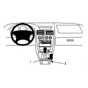Image de Brodit ProClip für Mitsubishi Galant, ab Baujahr 1997 bis 2003