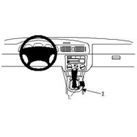 Image de Brodit ProClip für Skoda Octavia Classic, ab Baujahr 2001 bis 2004 / Octavia LX + SLX-ab Baujahr 1997 bis 2000
