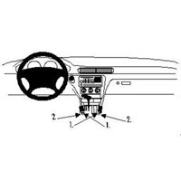 Resim Brodit ProClip für Chevrolet Malibu, ab Baujahr 1997 bis 2003