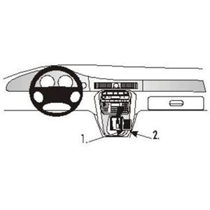 Image de Brodit ProClip für Jaguar - XJ8, ab Baujahr 1998 bis 2002
