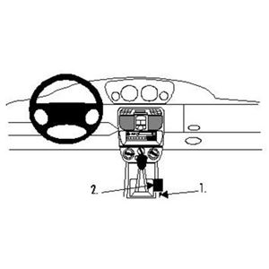 Image de Brodit ProClip für Lancia Y, ab Baujahr 1996 bis 2003