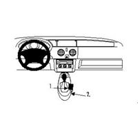 Image de Brodit ProClip für Renault Kangoo, ab Baujahr 1998 bis 2002