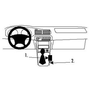 Image de Brodit ProClip für Nissan Altima, ab Baujahr 1998 bis 2001