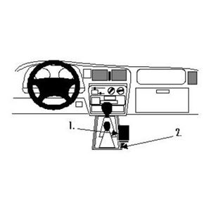 Image de Brodit ProClip für Toyota HiLux, ab Baujahr 1998 bis 2005
