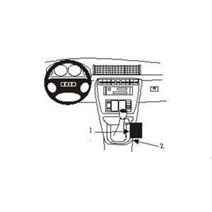 Resim Brodit ProClip für Audi RS4, ab Baujahr 1995 bis 1999