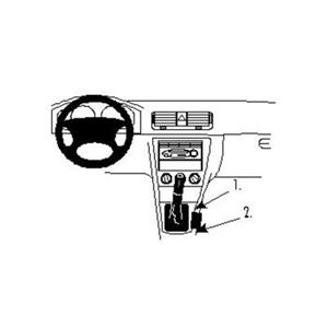 Image de Brodit ProClip für Skoda Octavia Ambiente / Elegance ab Baujahr 2001 bis 2004 + Octavia GLX / SLX ab Baujahr 1999 bis 2000