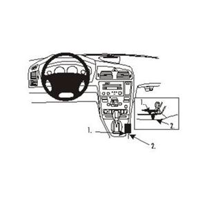 Image de Brodit ProClip für Volvo S 60, ab Baujahr 2000 bis 2004