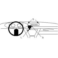 Resim Brodit ProClip für Citroen CX, ab Baujahr 1986 bis 1997