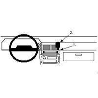 Image de Brodit ProClip für Mazda 323, ab Baujahr 1986 bis 1989