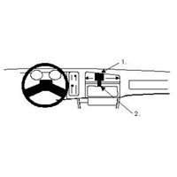 Resim Brodit ProClip für Ford Sierra, ab Baujahr 1982 bis 1986