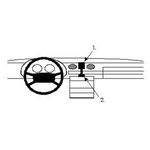 Image de Brodit ProClip für Mercedes E-Klasse (W123) - bis Baujahr 1985