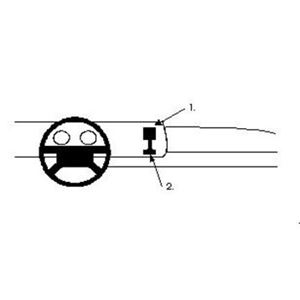 Image de Brodit ProClip für VW Passat, ab Baujahr 1985 bis 1987
