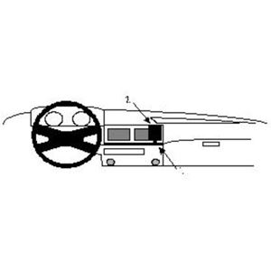 Resim Brodit ProClip für BMW 3er (E30), ab Baujahr 1982 bis 1990 / 3er Touring (E30), ab Baujahr 1988 bis 1993