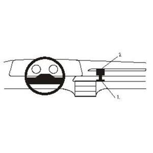 Resim Brodit ProClip für Ford Scorpio, ab Baujahr 1996 bis 1991