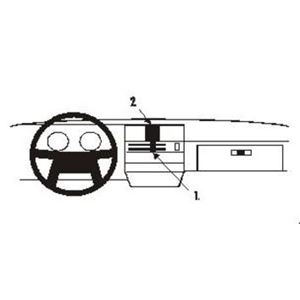 Image de Brodit ProClip für Volvo 360, ab Baujahr 1984 bis 1989