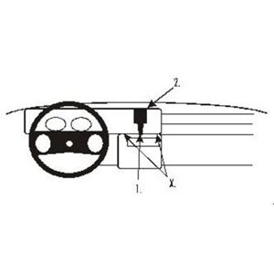 Image de Brodit ProClip für Opel Rekord, ab Baujahr 1983 bis 1986