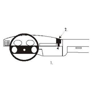 Image de Brodit ProClip für Opel Ascona, ab Baujahr 1983 bis 1988