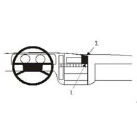 Image de Brodit ProClip für Opel Omega, ab Baujahr 1987 bis 1993