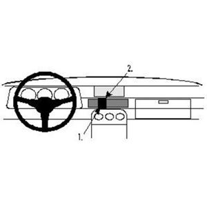 Image de Brodit ProClip für Porsche 944, ab Baujahr 1976 bis 1988