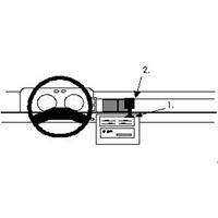 Image de Brodit ProClip für Nissan Bluebird, ab Baujahr 1986 bis 1989