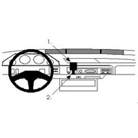Image de Brodit ProClip für Rover - 200/25, ab Baujahr 1986 bis 1989