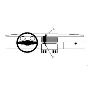 Image de Brodit ProClip für Jaguar - XJ6 3 - bis Baujahr 1983 bis 1986