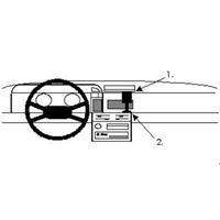 Image de Brodit ProClip für Nissan Sunny, ab Baujahr 1987 bis 1990