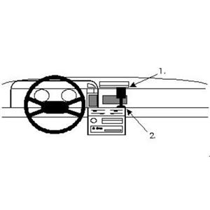 Image de Brodit ProClip für Nissan Sunny, ab Baujahr 1987 bis 1990