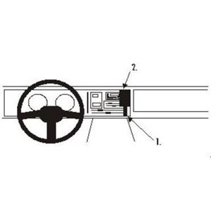 Image de Brodit ProClip für Renault R 21, ab Baujahr 1987 bis 1993