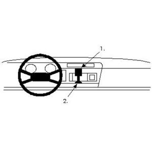 Image de Brodit ProClip für Opel Corsa, ab Baujahr 1984 bis 1992