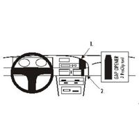 Image de Brodit ProClip für Toyota Corolla, ab Baujahr 1988 bis 1992
